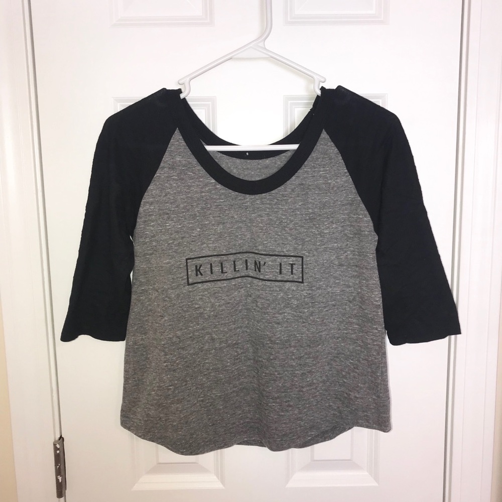 Brandy Melville “Killin It” Baseball Tee